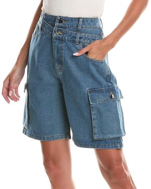 Gracia Denim Short - Blue