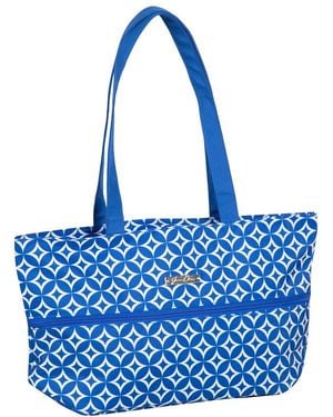 Jenni Chan Stars Expandable Tote - Blue