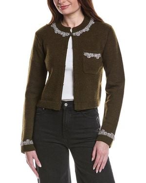 Endless Rose Jewel Cardigan - Brown