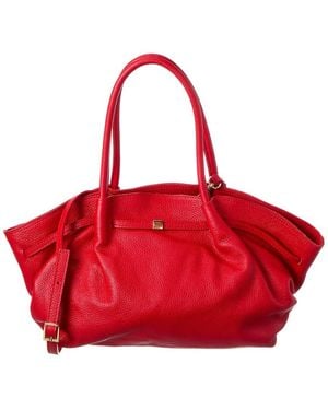 Persaman New York Abella Leather Tote - Red