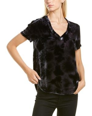Bella Dahl V-Neck T-Shirt - Black