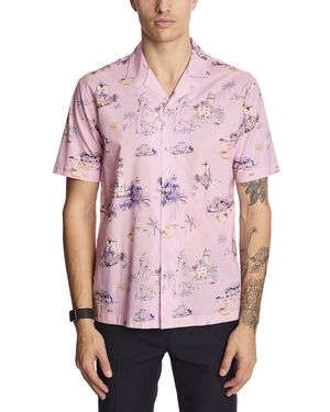 Paisley & Gray Shirt - Red