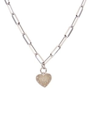 Meshmerise 18K Over 0.15 Ct. Tw. Diamond Necklace - Metallic