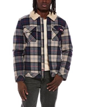 HUNTER Drake Plaid Jacket - Gray