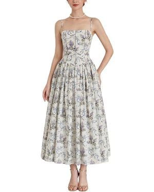 Amanda Royal Midi Dress - White