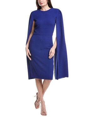 Issue New York Cape Midi Dress - Blue