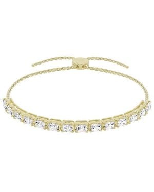 Lab Grown Diamonds 14K 2.00 Ct. Tw. Lab Grown Diamond Tennis Bolo Bracelet - Metallic