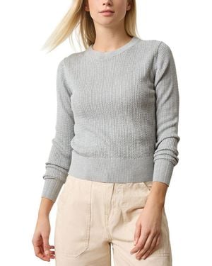Lilla P Multi Stitch Pullover Jumper - Grey