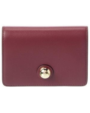 Furla Sfera Leather Compact Wallet - Purple