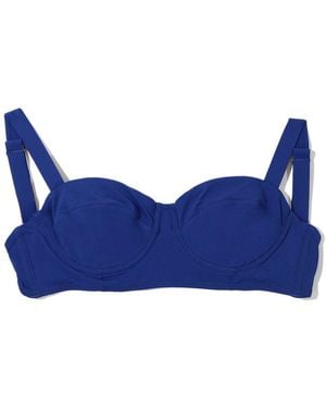 Hanky Panky Swim Balconette Bikini Top - Blue