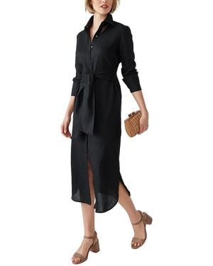 J.McLaughlin Orla Linen Dress - Black