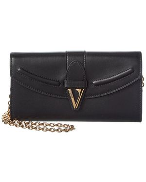 Versace Leather Card Holder - Black