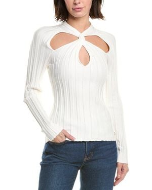MILLY Raglan Jumper - White