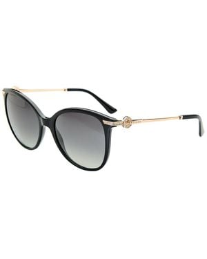 BVLGARI 8201B 55Mm Polarized Sunglasses - Brown