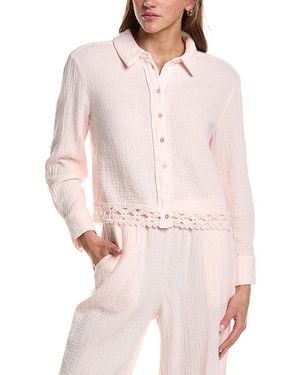 Design History Gauze Lace Shirt - White