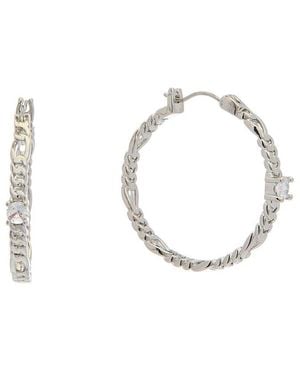 Juvell 18K Plated Hoops - Metallic