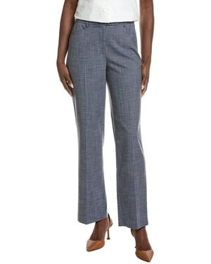 Jones New York Fly Front L-Pocket Extended Tab Trouser - Blue