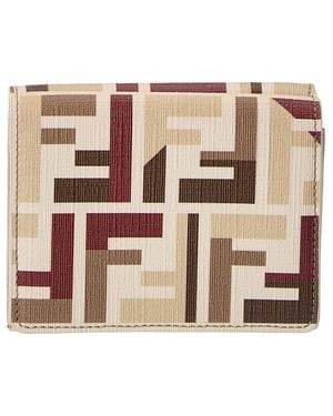 Fendi Roma Ff Wallet - Brown