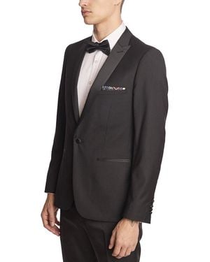 Paisley & Gray Grosvenor Peak Slim Fit Tux Jacket - Black