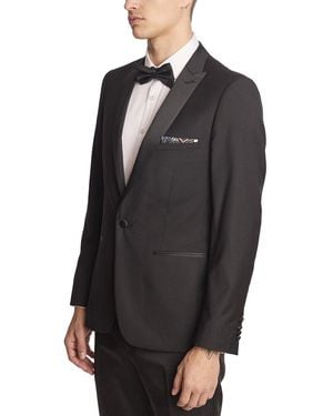 Paisley & Gray Grosvenor Peak Slim Fit Tux Jacket - Black