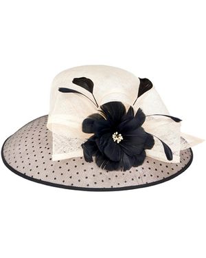 San Diego Hat Sinamay - Black