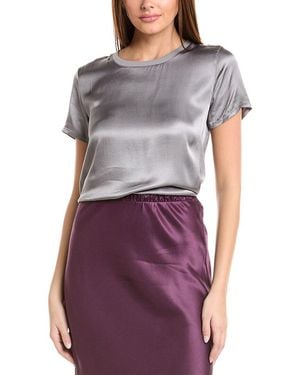 Nation Ltd Marie Boxy Crop Top - Purple