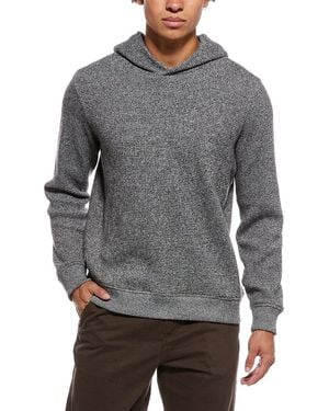 Vince Brushed Waffle Hoodie - Gray