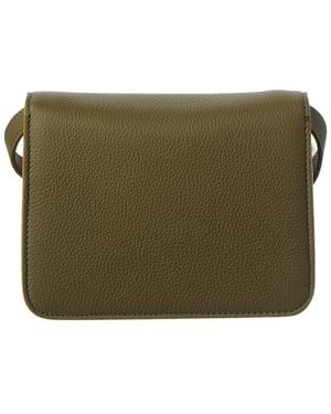 Ferragamo Leather Shoulder Bag - Green
