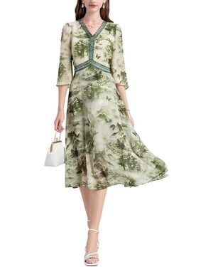 Lanelle Midi Dress - Green