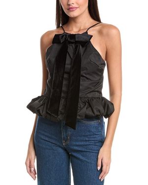 Seraphin Woven Top - Black