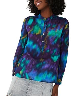 Isabel Marant Isabel Marant Maria Watercolour Blouse - Blue