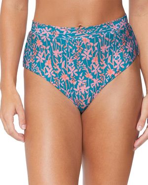 Raisins Tropics Bikini Bottom - Blue