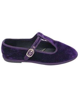 Kenneth Cole Verona Velvet Flat - Blue