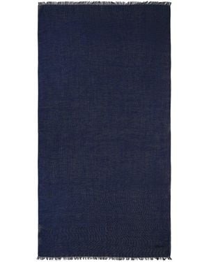 Brioni Silk-Blend Scarf - Blue