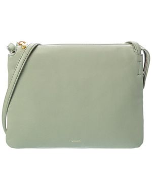 Vince Sammi Triple Compartment Leather Swing Pack - Green