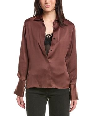 Rag & Bone Venus Popover Blouse - Red