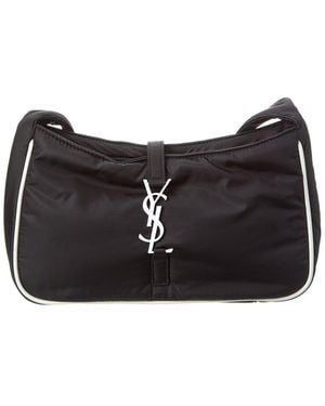 Saint Laurent Le 5 À 7 Mini Nylon Crossbody - Black