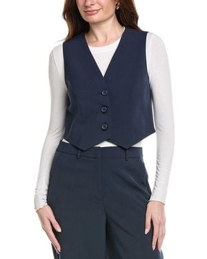 Kenneth Cole Luxe Twill Vest - Blue
