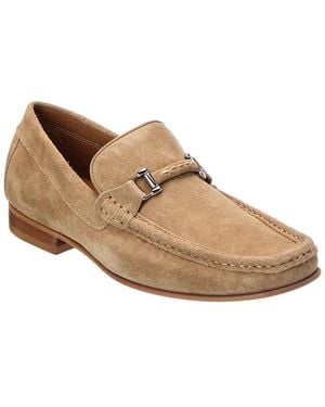 Donald J Pliner Danner Suede Loafer - Brown