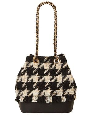 BTB Los Angeles Colette Twill Bucket Bag - Black