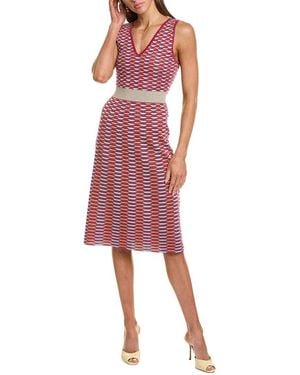 Missoni Abito Midi Dress - Red
