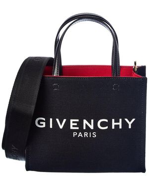 Givenchy Mini G Canvas Tote - Black