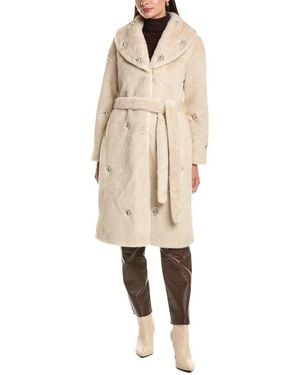 La Fiorentina Jewels Coat - Natural