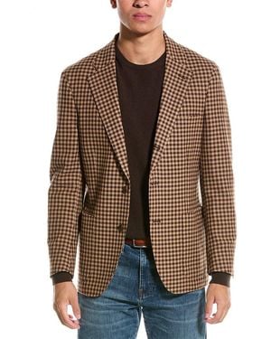 Todd Synder X Champion Madison Wool-blend Seersucker Suit Jacket - Brown