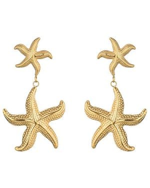Eye Candy LA Drop Earring - Metallic
