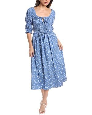 JLuxe Sleeveless Midi Dress - Blue