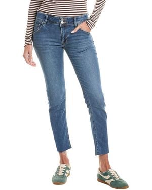 Hudson Jeans Collin Mid-Rise Skinny Ankle Crop Jean - Blue