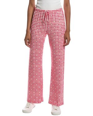 Z Supply So Sweet Gingham Pant - Red