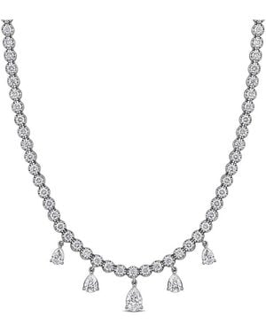 Rina Limor 14K 7.27 Ct. Tw. Diamond Statement Necklace - Metallic