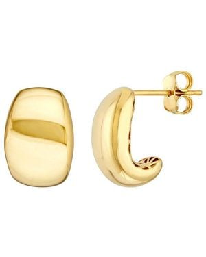 HAWLEY ST 14K Hoop Earrings - Metallic